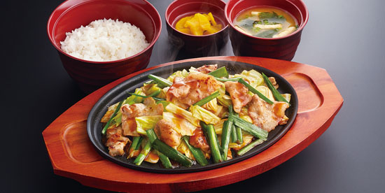 大分名物ニラ豚定食