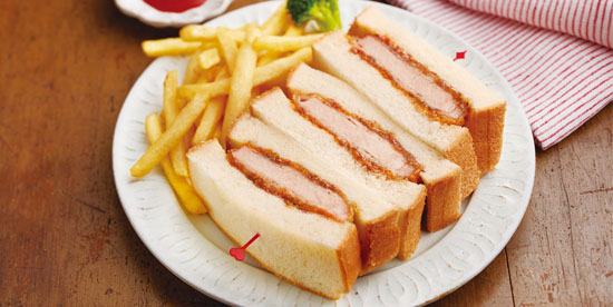 ロースかつサンド