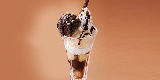 チョコレートパフェ