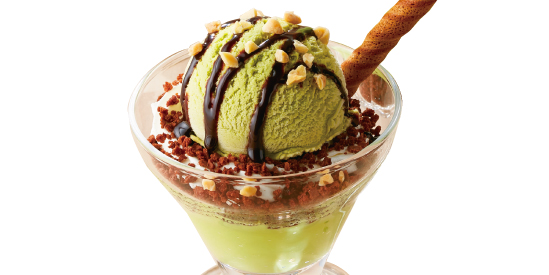 濃厚ピスタチオのミニパフェ