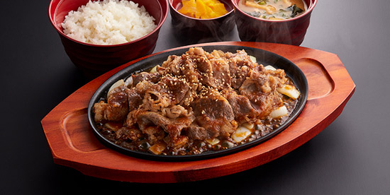 メガ盛り特製ダレの牛焼肉定食