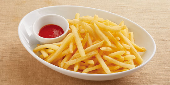 大盛りポテトフライ