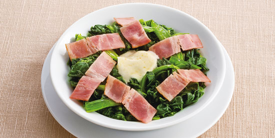 ほうれん草バター