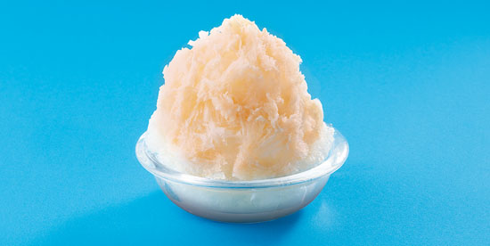 かき氷みるく山梨産白桃（大）