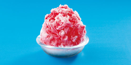 かき氷みるくいちご（大）