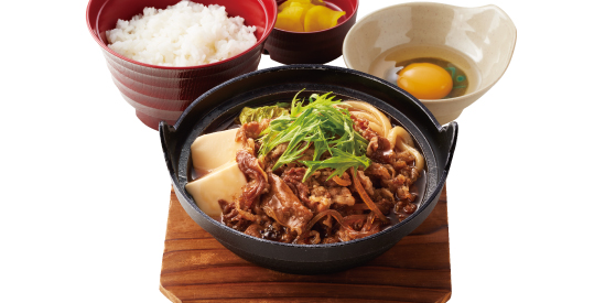 肉増し！すき焼き鍋定食