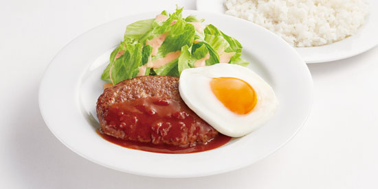 ハンバーグプレート（ブールパン）